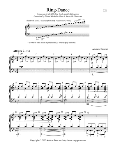 Ring Dance - 3-5 oct. handbells, L3