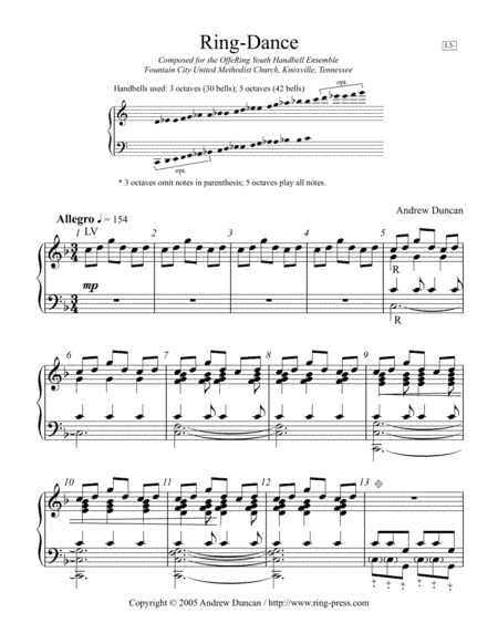 Ring Dance - 3-5 oct. handbells, L3