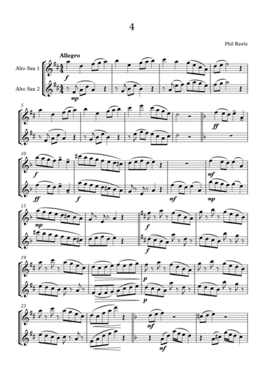 Four Alto Sax Duets - No.4
