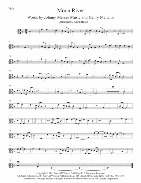 Moon River (arr. Kevin Busse)
