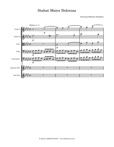 Stabat Mater Dolorosa, Vocal Duet SA (arr. Doug Clyde)