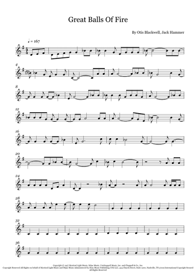 Great Balls Of Fire (arr. Fernanda Moura)