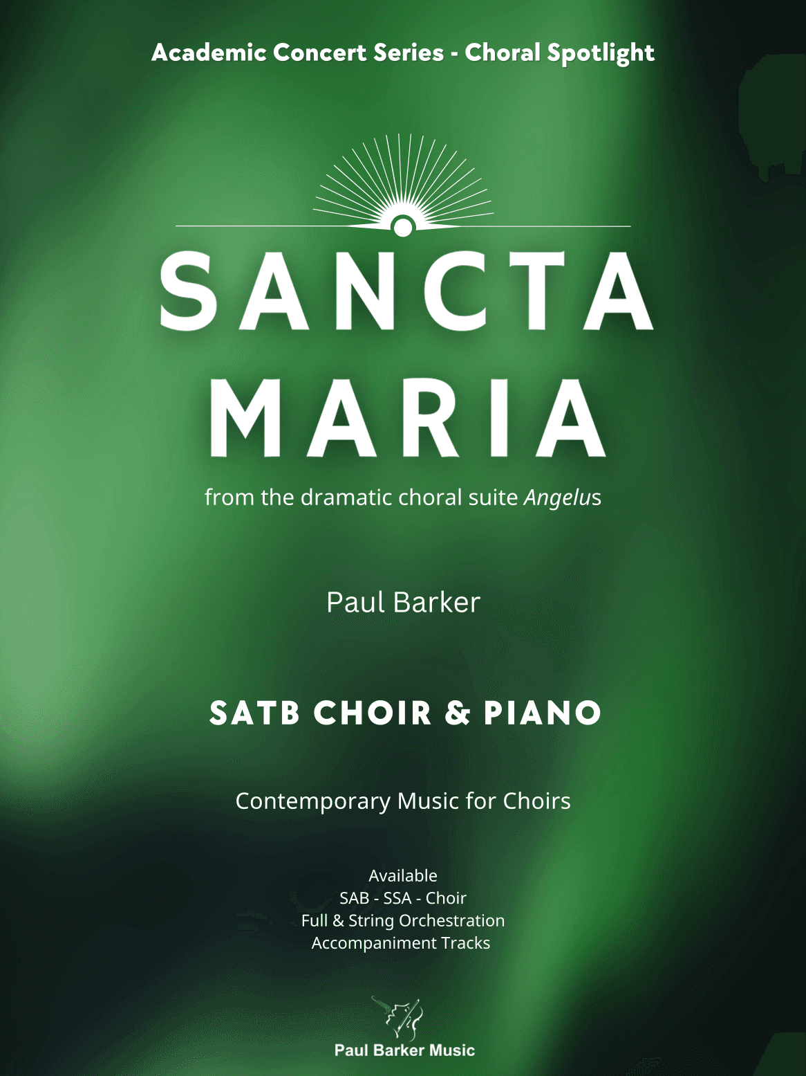 Sancta Maria (SATB Choir & Piano)