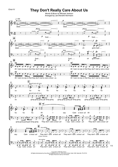 They Don't Care About Us (arr. Jan-Hendrik Herrmann)