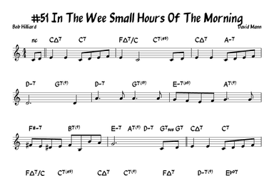 In The Wee Small Hours Of The Morning (arr. John Fries)