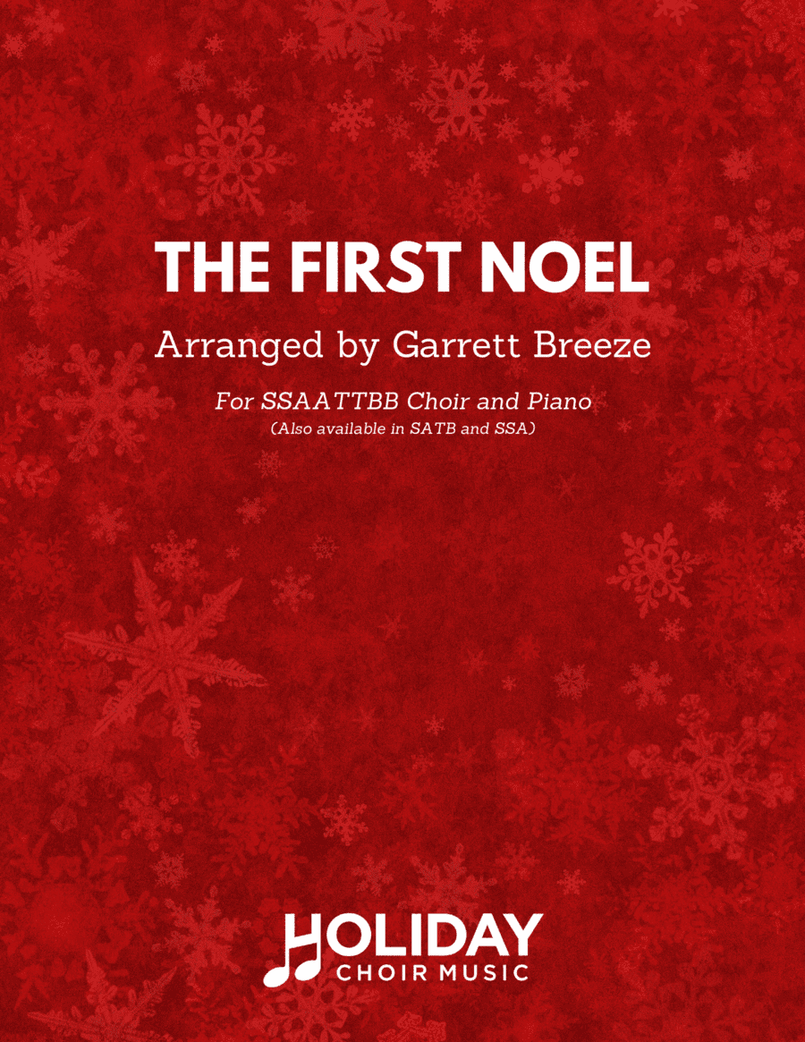 The First Noel (SSAATTBB) (arr. Garrett Breeze)