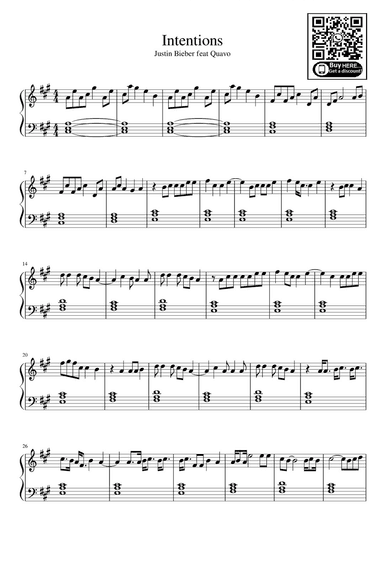 Intentions (arr. eduardo)