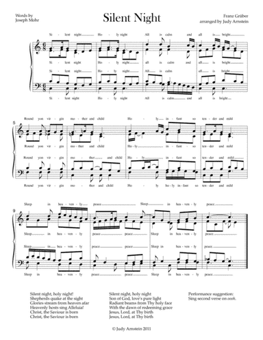 Silent Night (arr. Judy Arnstein)