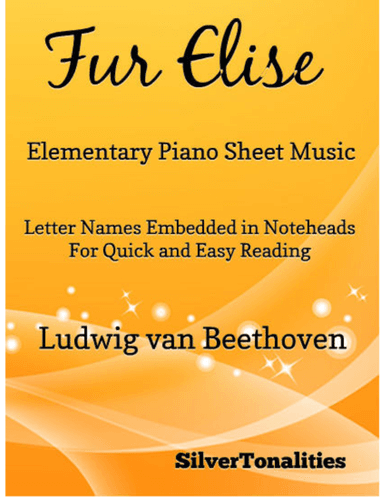 Fur Elise Elementary Piano Sheet Music (arr. SilverTonalities)