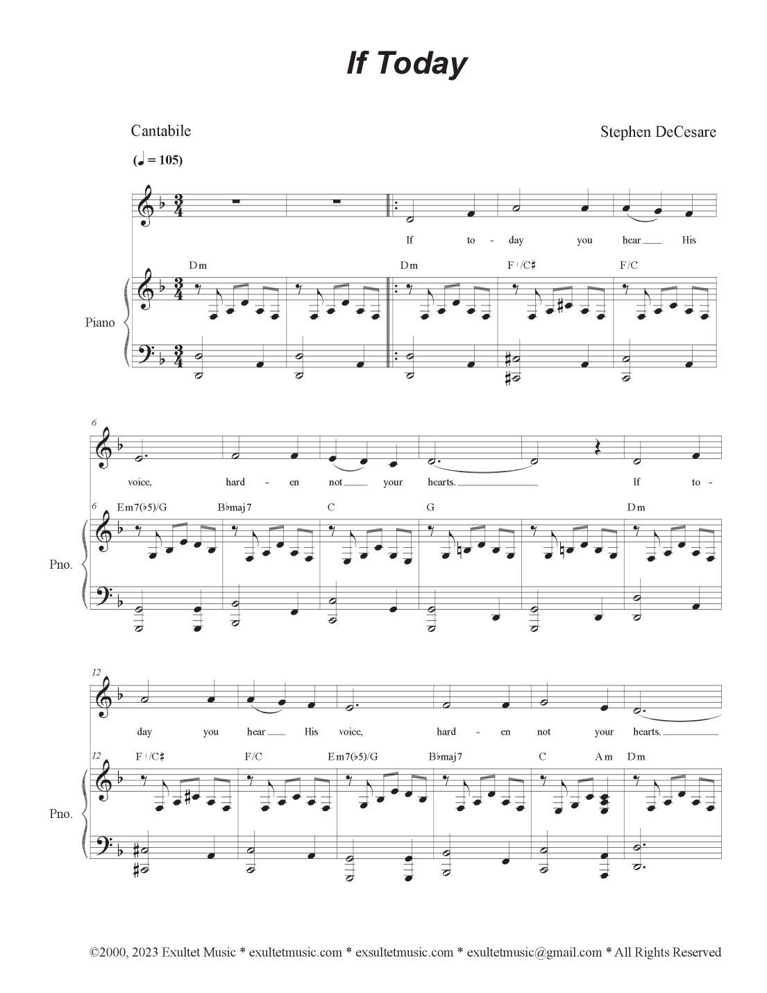 If Today (Unison choir)