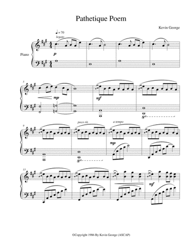 Pathetique Poem