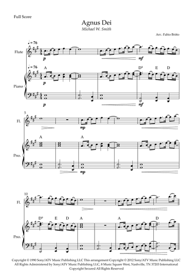 Agnus Dei (arr. Fabio Britto)