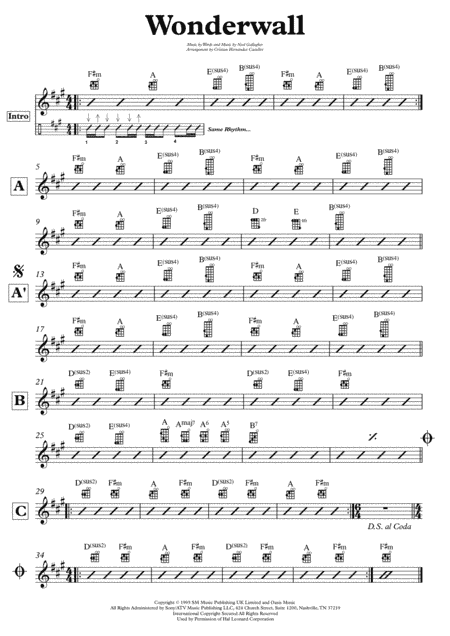 Wonderwall (arr. Cristian Hernandez Castellvi)