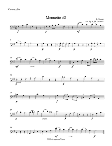 Menuetto #8 (arr. Nick Lacanski)