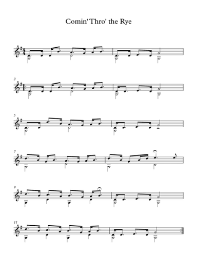Comin' Thro' the Rye - Traditional Scottish Songs (arr. Milan Mitic)