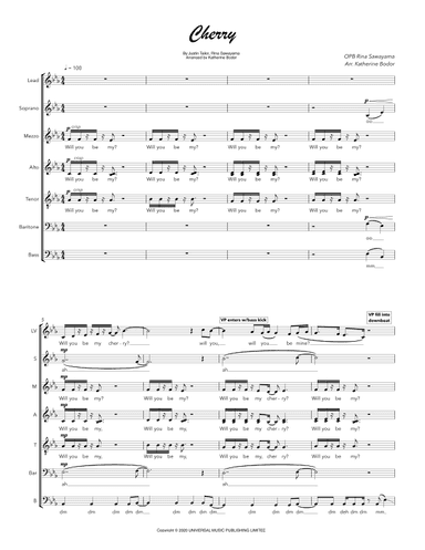 Cherry (arr. Katherine Bodor)