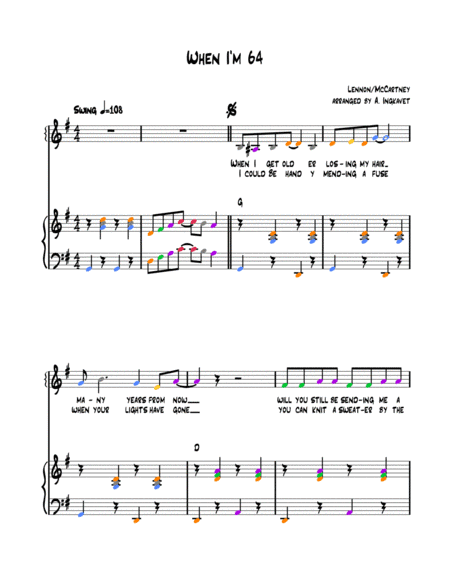 When I'm Sixty-four (arr. Andrew Ingkavet)