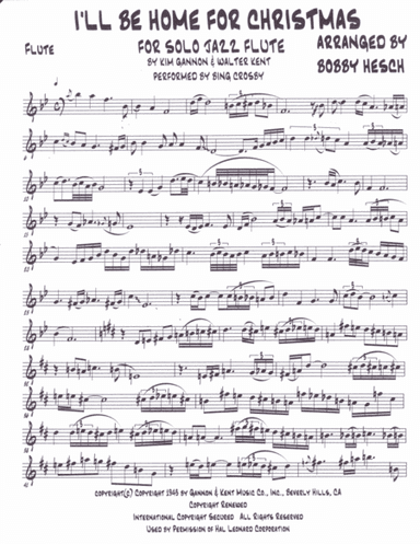 I'll Be Home For Christmas (arr. Bobby Hesch)