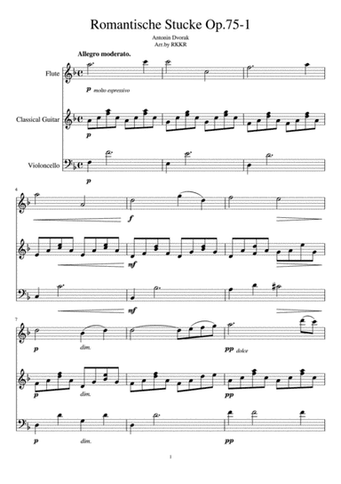 Romantische Stucke Op75-1 (arr. RKKR)