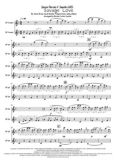Savage Love (arr. Nicolás Cortés Castillo)