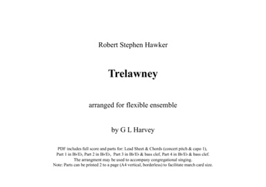 Trelawney (Flexible Ensemble) (arr. G L Harvey)