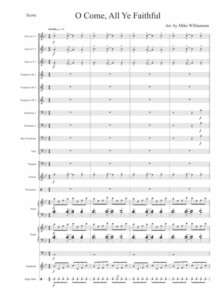 O Come, All Ye Faithful (arr. Michel Williamson)