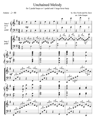Unchained Melody (arr. John A. Gaspar)