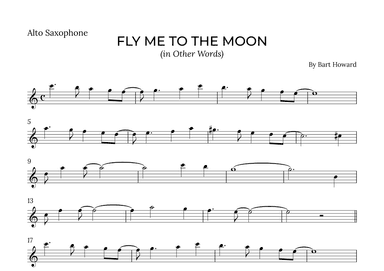 Fly Me To The Moon (in Other Words) (arr. Alex Nunes Rodrigues)