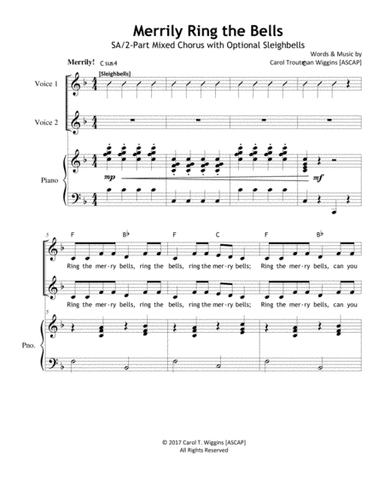 Merrily Ring the Bells (2-Part)