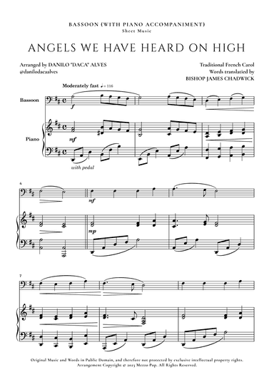 Angels We Have Heard On High (arr. Danilo "Daca" Alves)