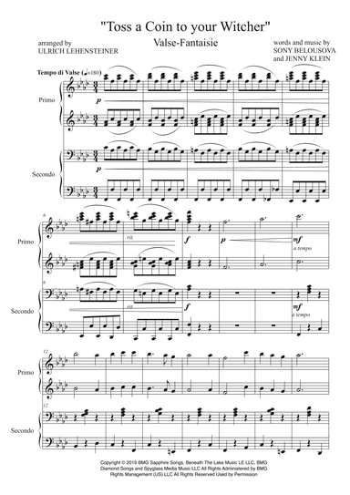 Toss A Coin To Your Witcher (arr. Ulrich Lehensteiner)
