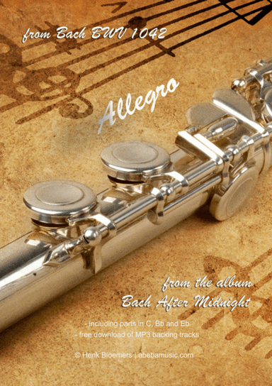 Allegro from Bach BWV 1042 (arr. Henk Bloemers)