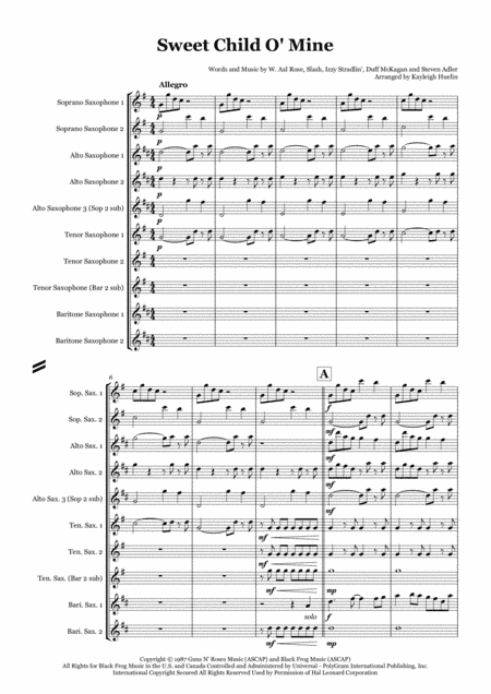 Sweet Child O' Mine (arr. Kayleigh Huelin)
