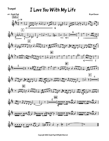 I Love You With My Life (arr. Joseph Pugh)