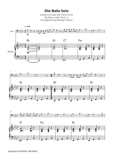 Ella Baila Sola (arr. Rodrigo Faleiros)