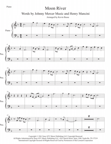 Moon River (arr. Kevin Busse)
