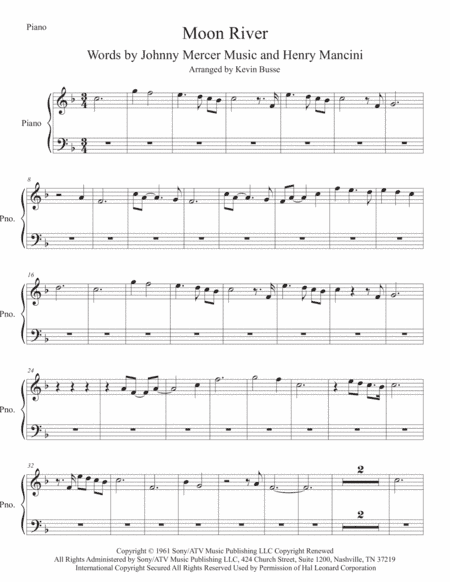 Moon River (arr. Kevin Busse)