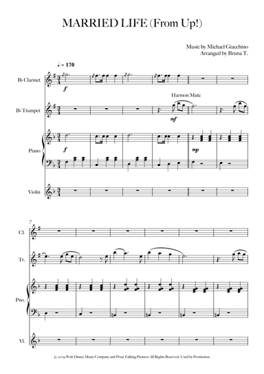 Married Life (arr. Bruna T.)