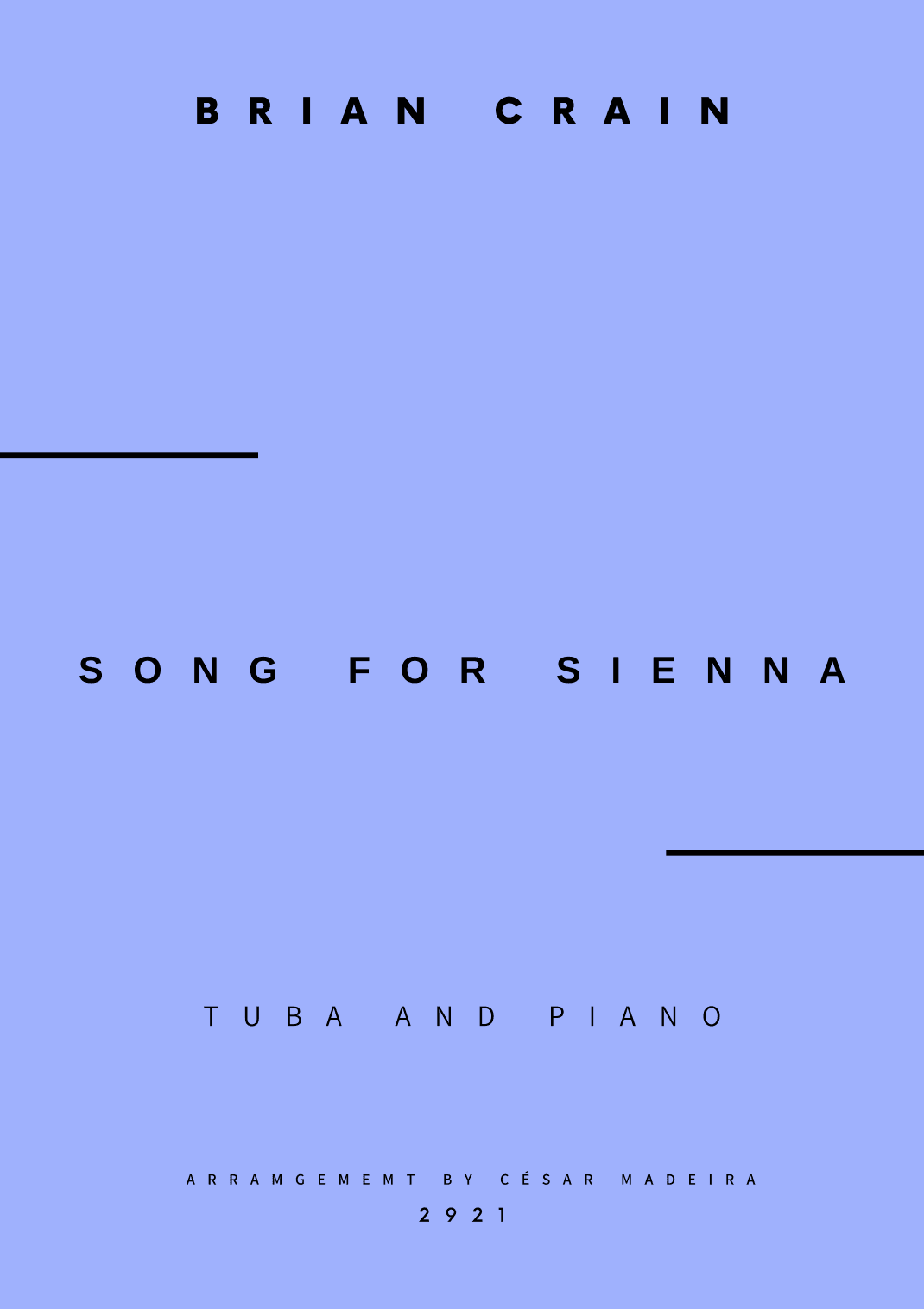 Song For Sienna (arr. César Madeira)