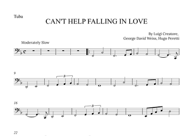 Can't Help Falling In Love (arr. Alex Nunes Rodrigues)