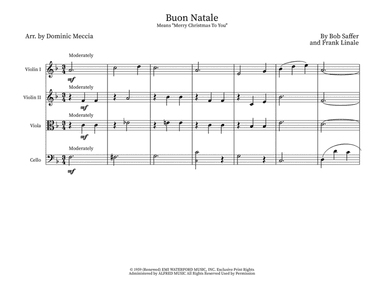 Buon Natale (means Merry Christmas To You) (arr. Dominic Meccia)