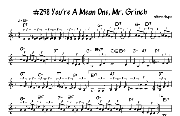 You're A Mean One, Mr. Grinch (arr. John Fries)