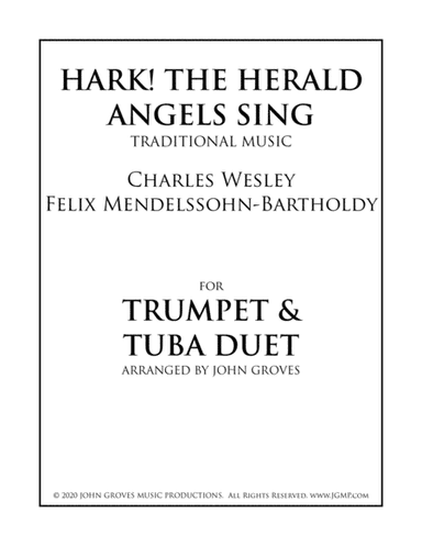 Hark! The Herald Angels Sing - Trumpet & Tuba Duet (arr. John Groves)