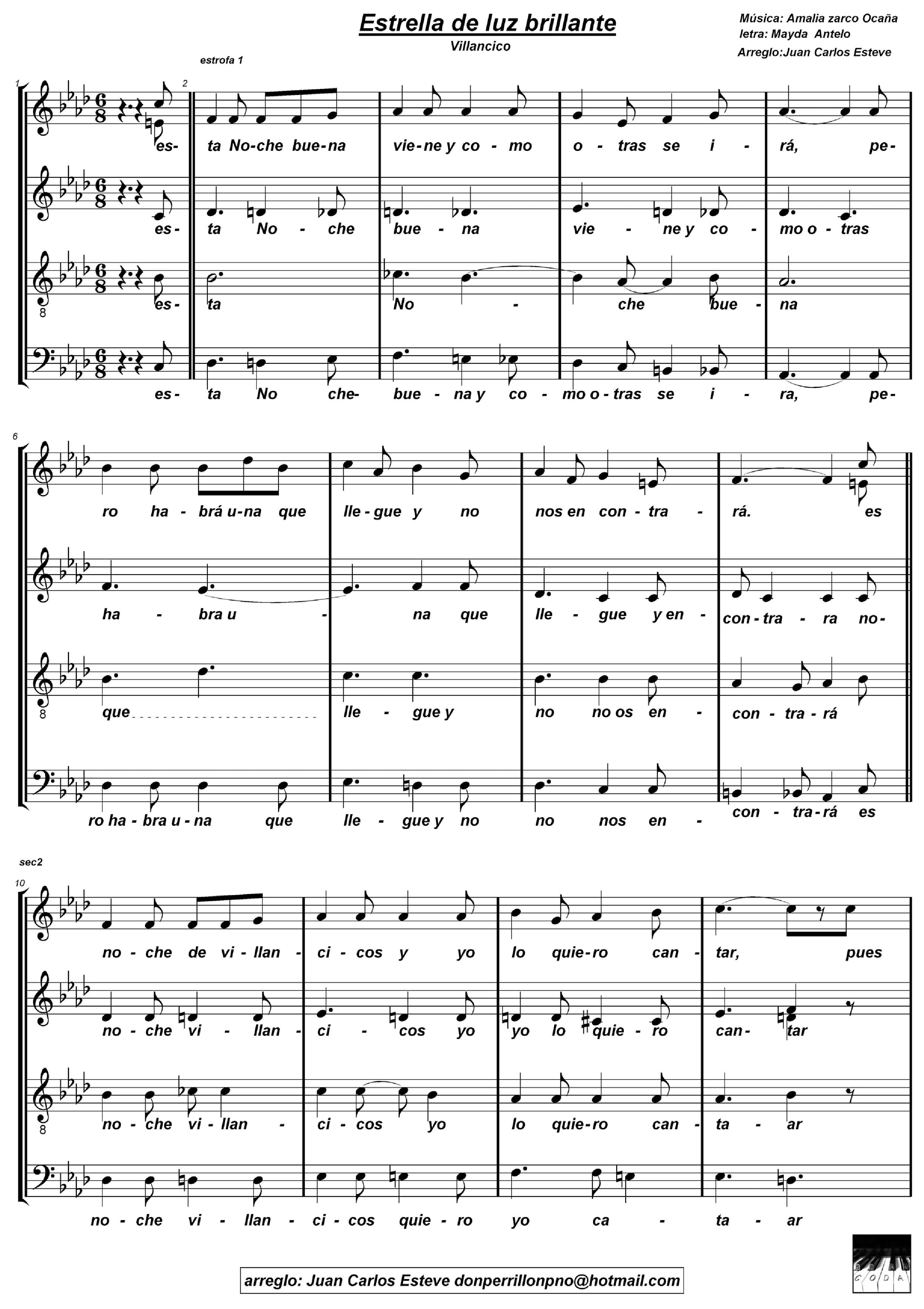 Estrella de luz brillante