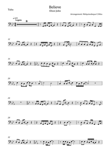 Believe (arr. Melquisedeque C.Silva)