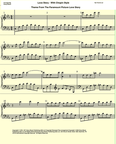 Love Story (arr. Doug Abbott)
