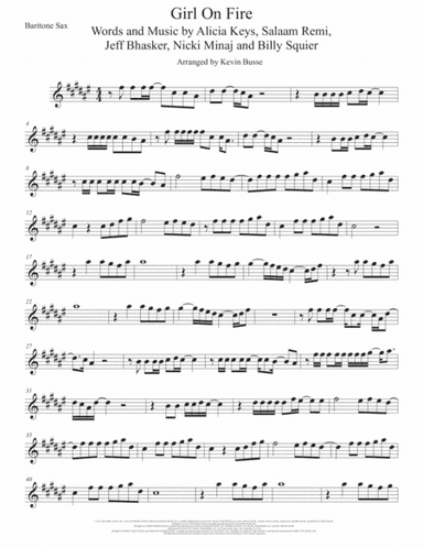 Girl On Fire (arr. Kevin Busse)