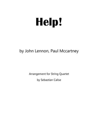 Help! (arr. Sebastian Calise)