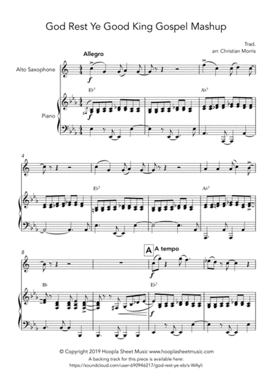 God Rest Ye Good King Gospel Mashup (arr. Hoopla Sheet Music)