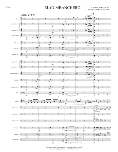 El Cumbanchero (arr. Franklin Piland)